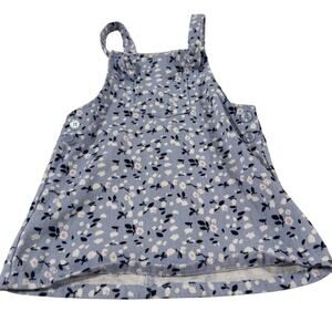 Btween Overall Floral Dress Toddler Girl 4T 100% Cotton